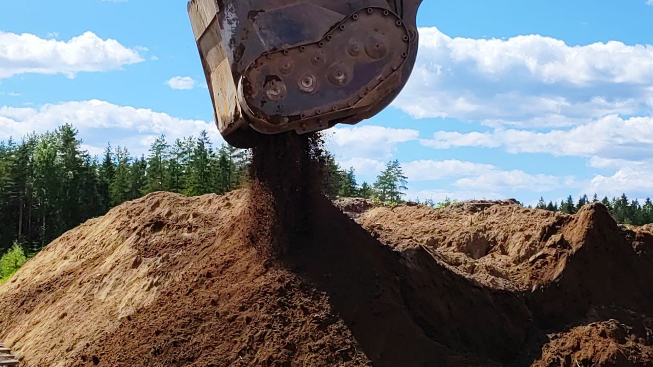 Просеивающий ковш на шестернях