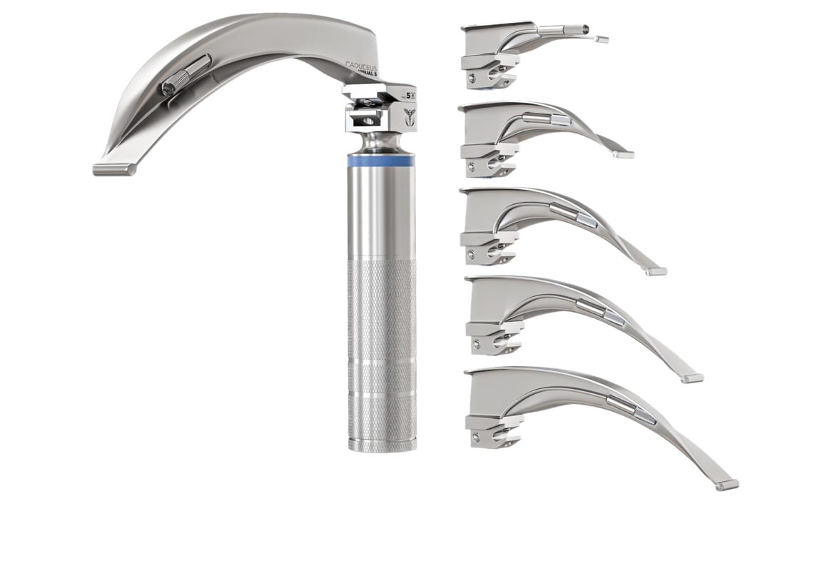 Ларингоскоп интубационный лампочный CADUCEUS VISUAL S