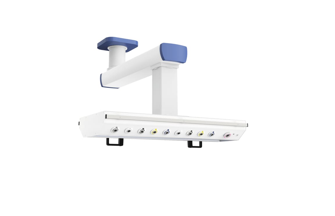 Потолочная одноплечевая медицинская консоль CADUCEUS C1-A