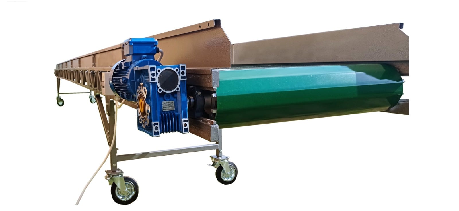 Ленточный горизонтальный конвейер (транспортер) длина 10 м — фото 4