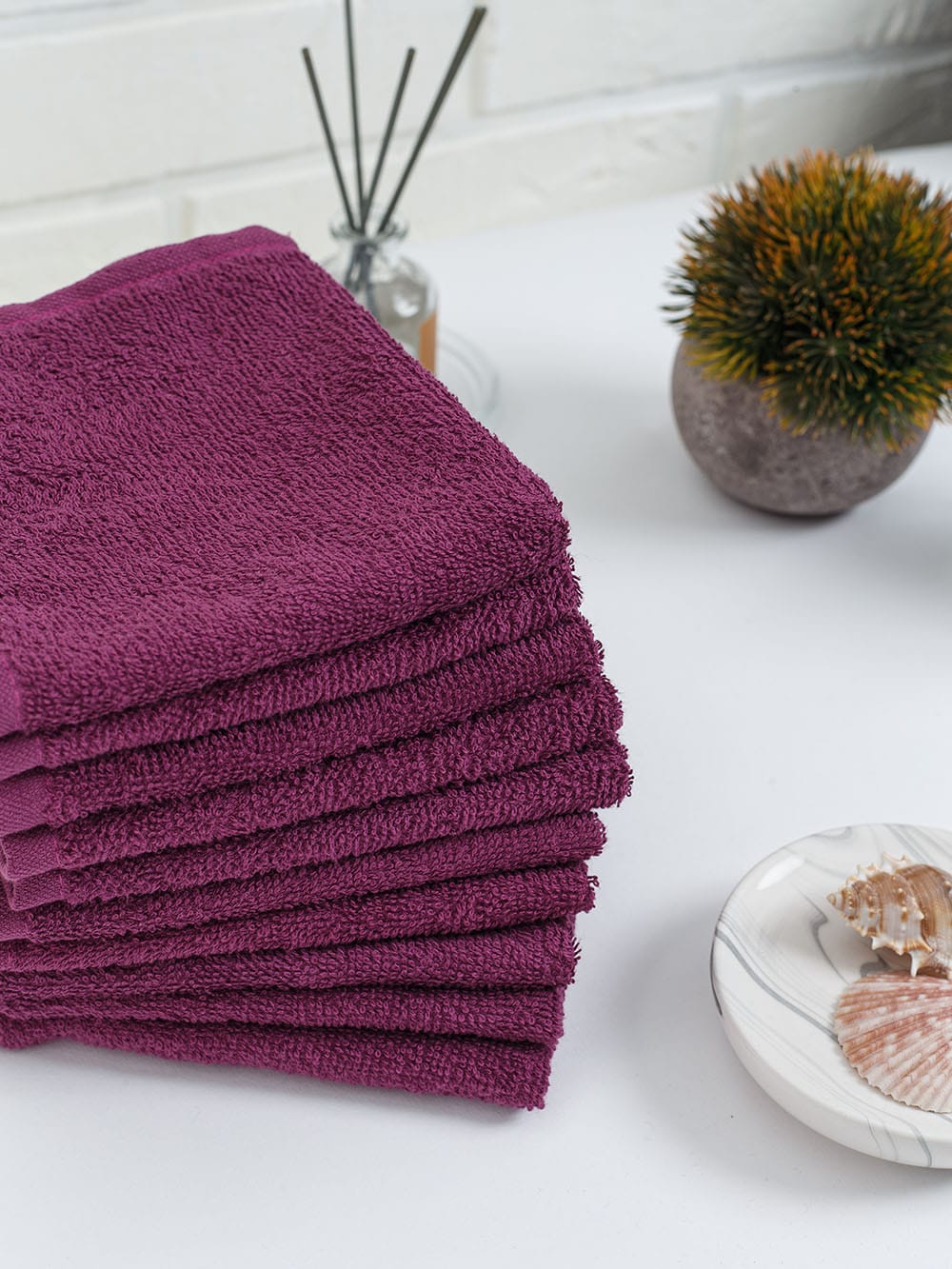 Полотенца махровые 30*30 — фото 7