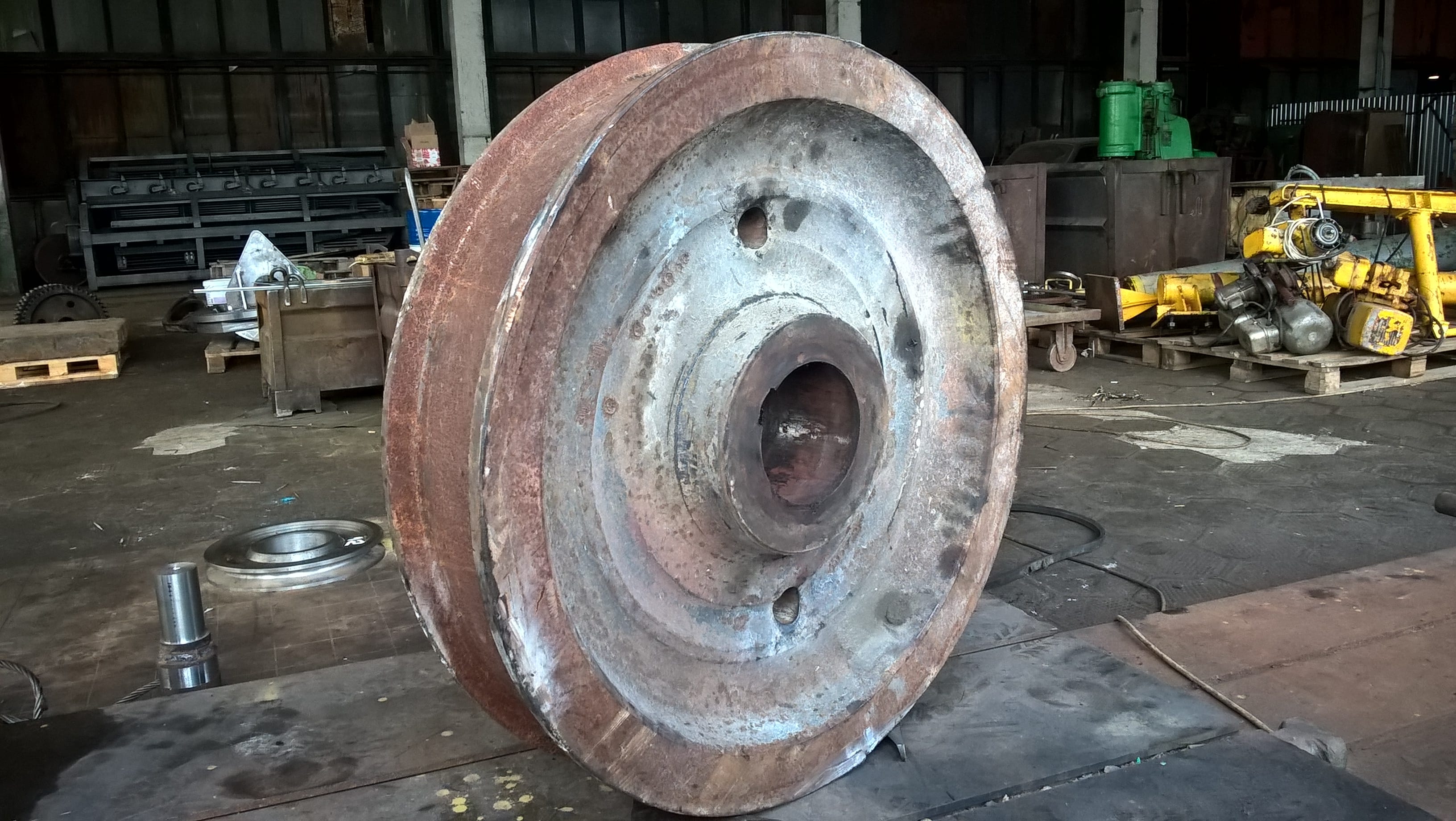 Восстановление, ремонт, наплавка крановых колес (катков, реборд) для мостовых, козловых, башенных кранов. — фото 2