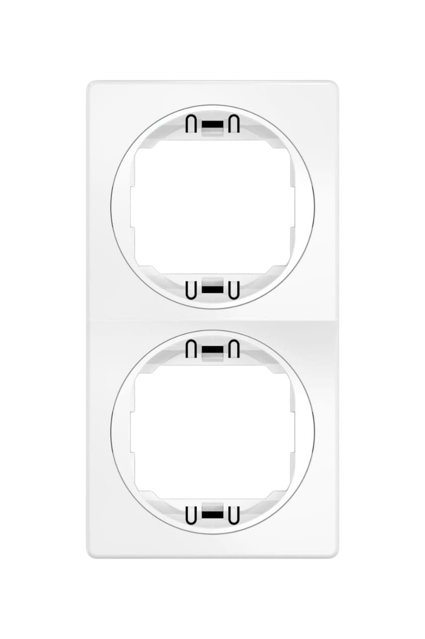 Рамка декоративная CADUCEUS ALING EON, двухместная, вертикальная