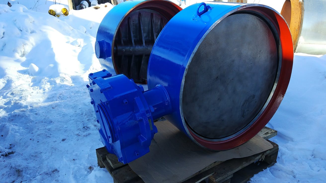 Затворы стальные HOGFORS, КМС  Ду1200-250 Ру25 — фото 3