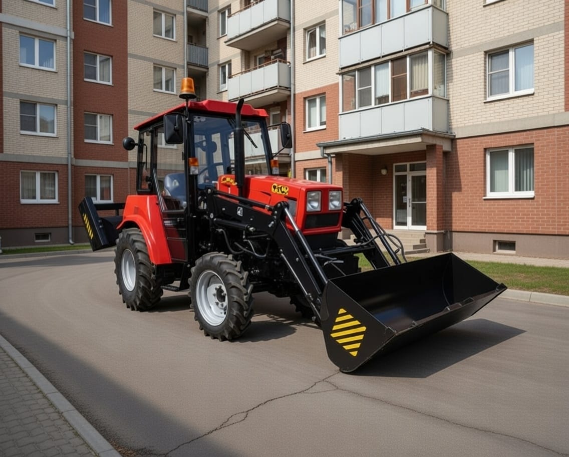 Мощный и манёвренный МУП-320.4 для уборки и погрузки