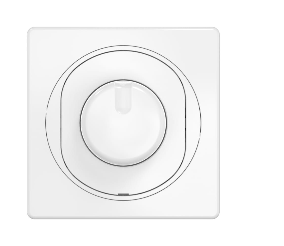 Диммер скрытой установки CADUCEUS ALING EON, поворотно-нажимной, проходной, 40-400ВА, 230В