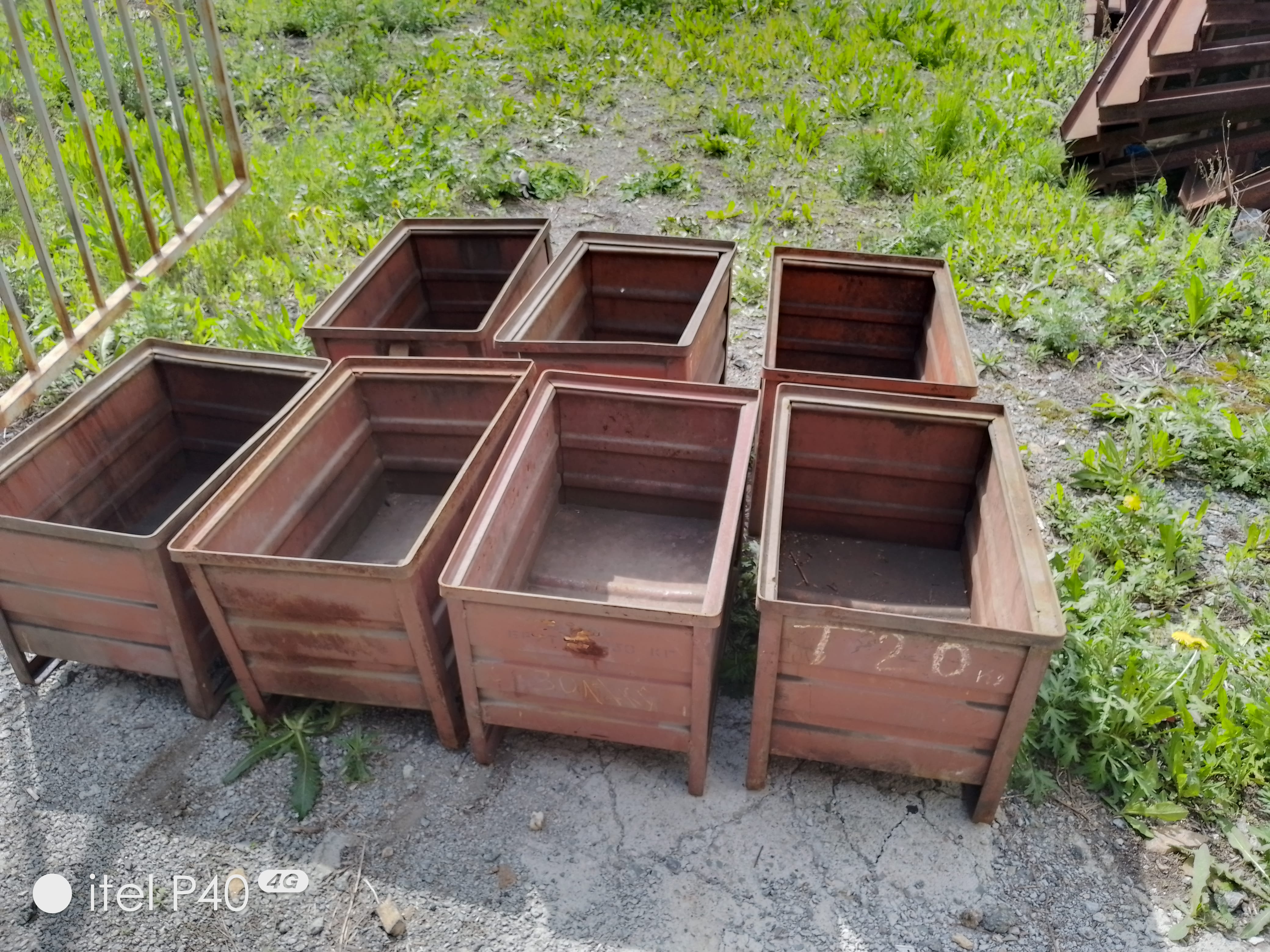 Тара, ящики, мульды, металлические 620х420х420мм — фото 5