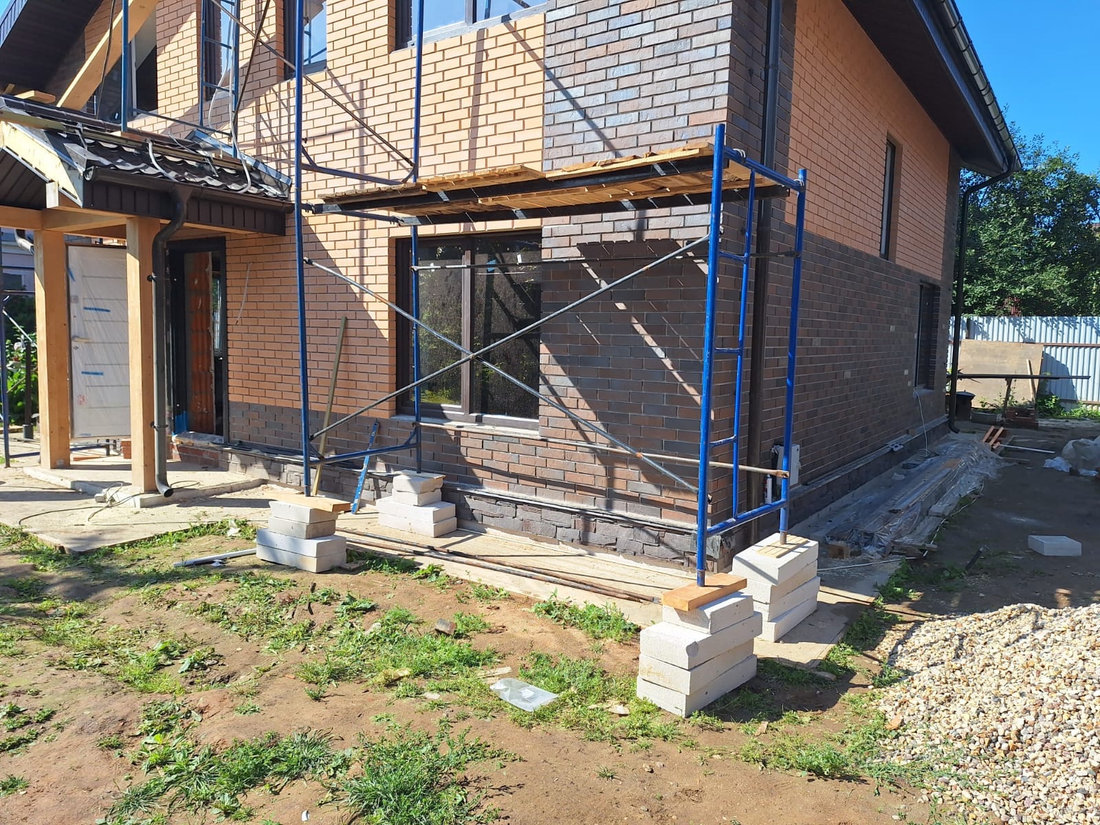 Строительные леса, рамные, бетоносмеситель — фото 3