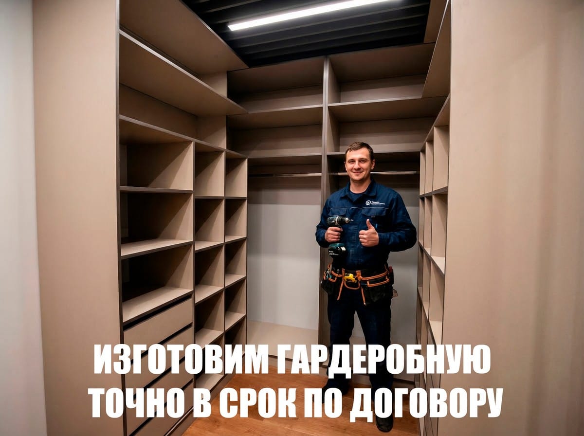 Шкафы и гардеробные от производителя