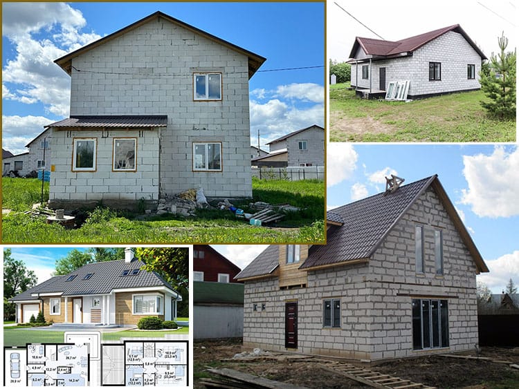 Строительство домов из пеноблока в Пензе, строители