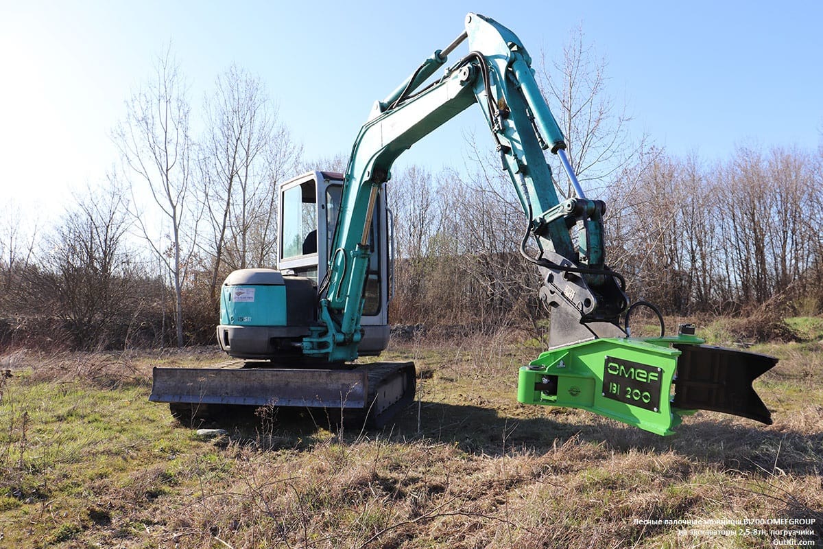 Валочные ножницы BI200 на экскаваторы 2,5-8тн, на мини-погрузчики 2,5-6тн — фото 7