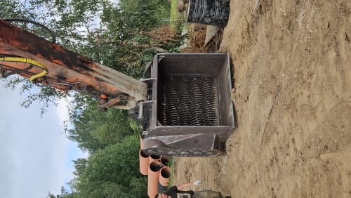 Просеивающий ковш для экскаватора / фронтального погрузчика