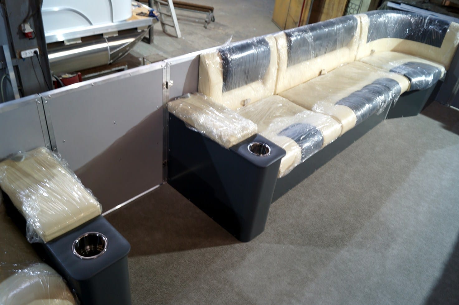 Катер алюминиевый понтонный тримаран Турист-720&amp;amp;amp;amp;amp;quot; — фото 6