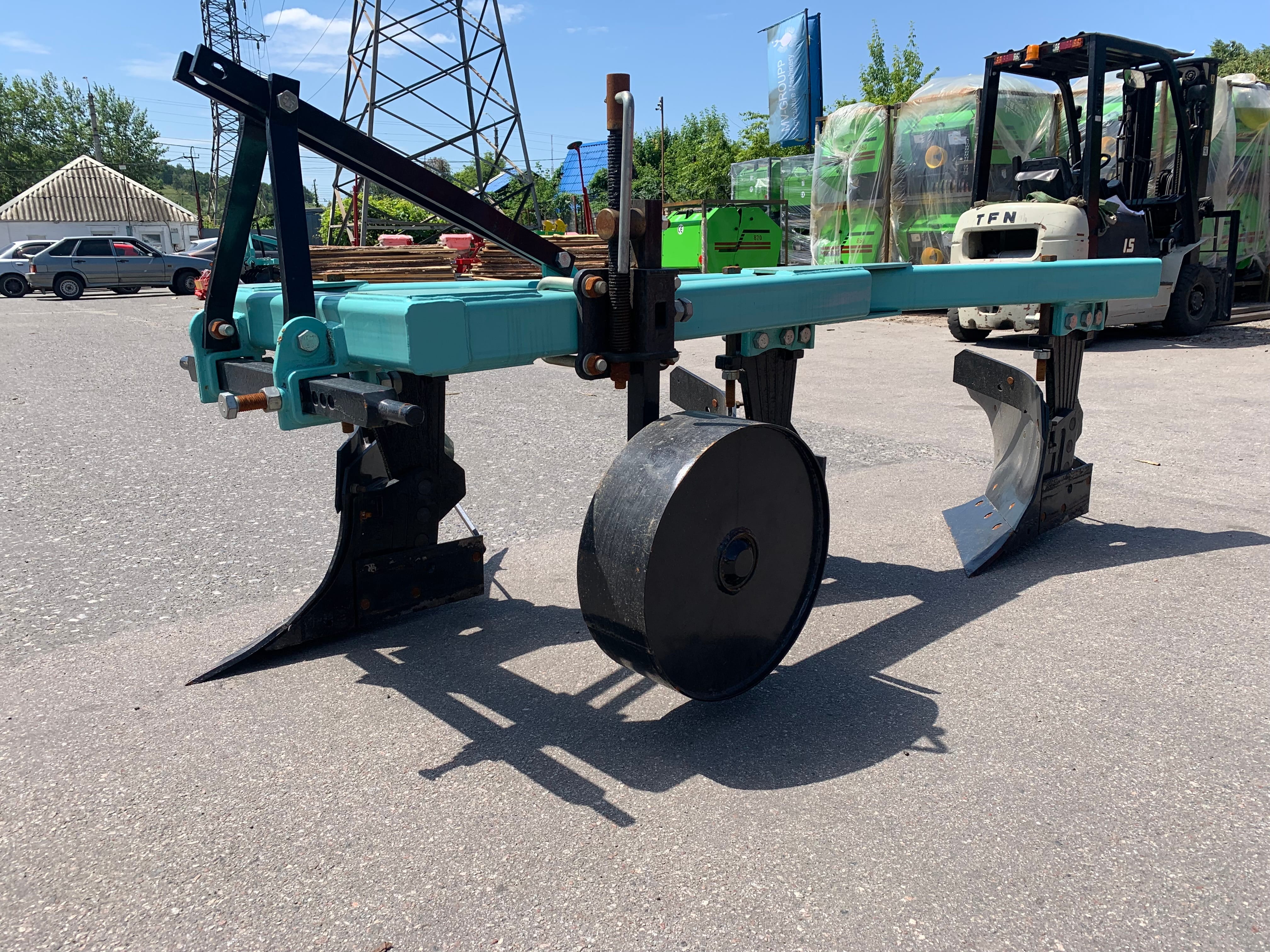 Плуг навесной ПЛНМ-3-35, с углоснимом на МТЗ — фото 2