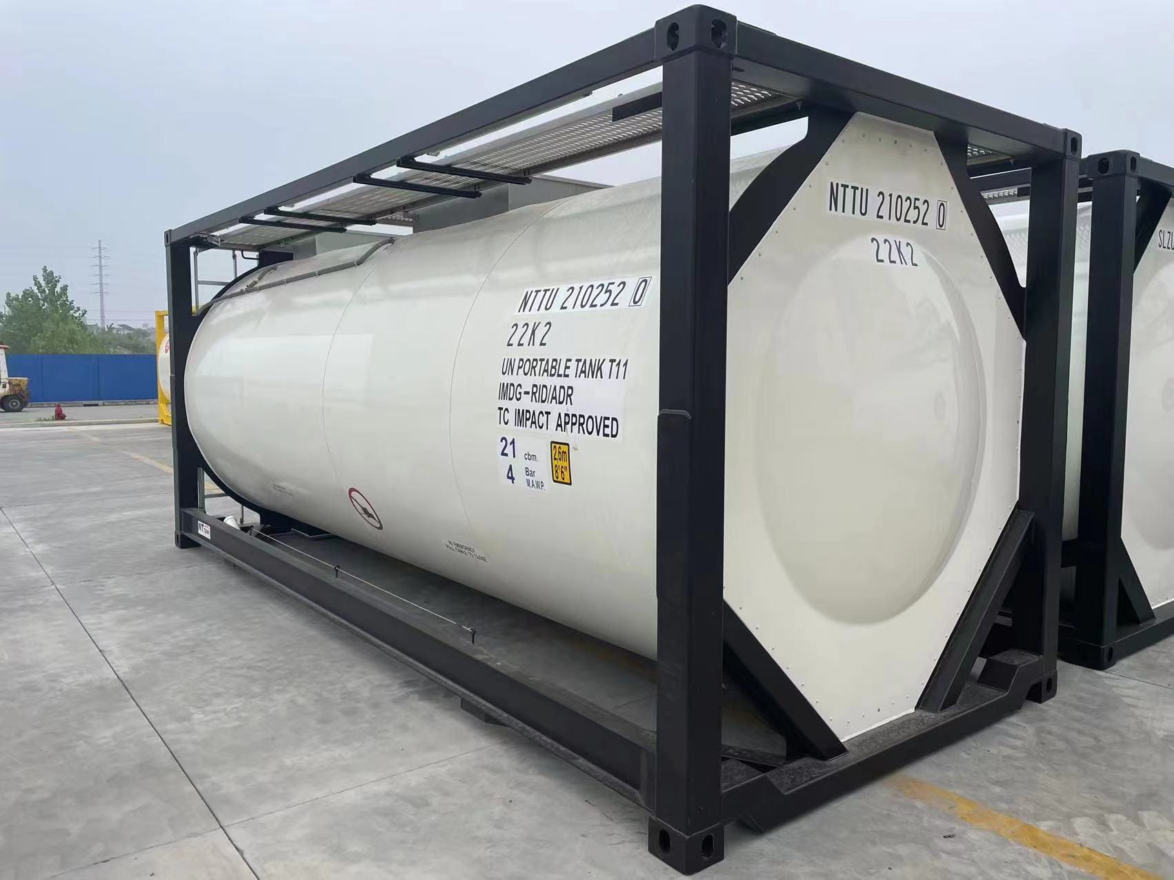 Танк-контейнер объём 21м3 тип Т11, для перевозки минеральной воды. — фото 2