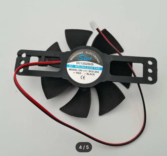 Вентилятор охлаждения для индукционных плит DC18V, D-85mm — фото 4