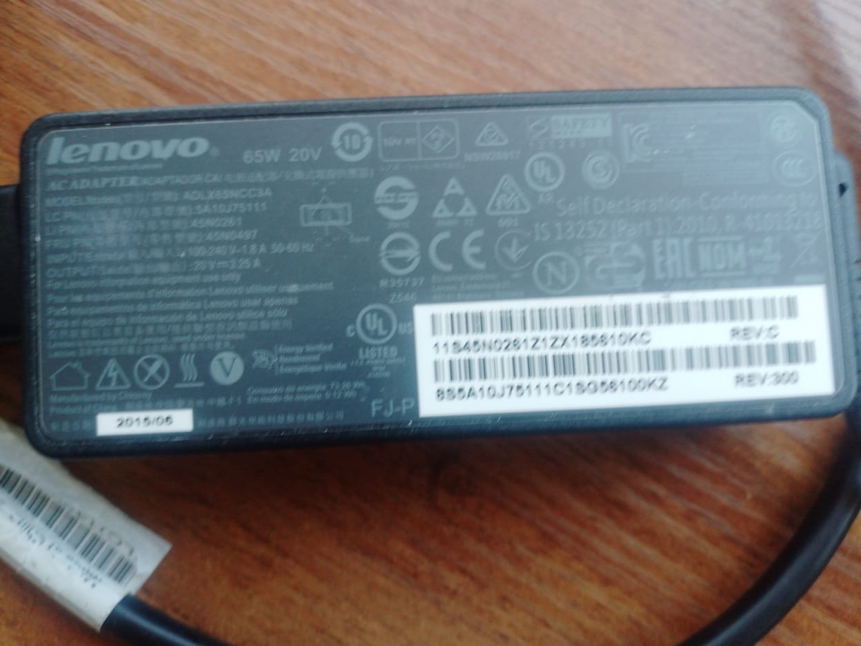 Блок питания ноутбука Lenovo — фото 2
