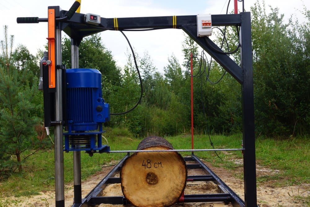 Пилорама электрическая шинная ЭПШ 5.5, 7.5кВт(новая, пр-во) — фото 6