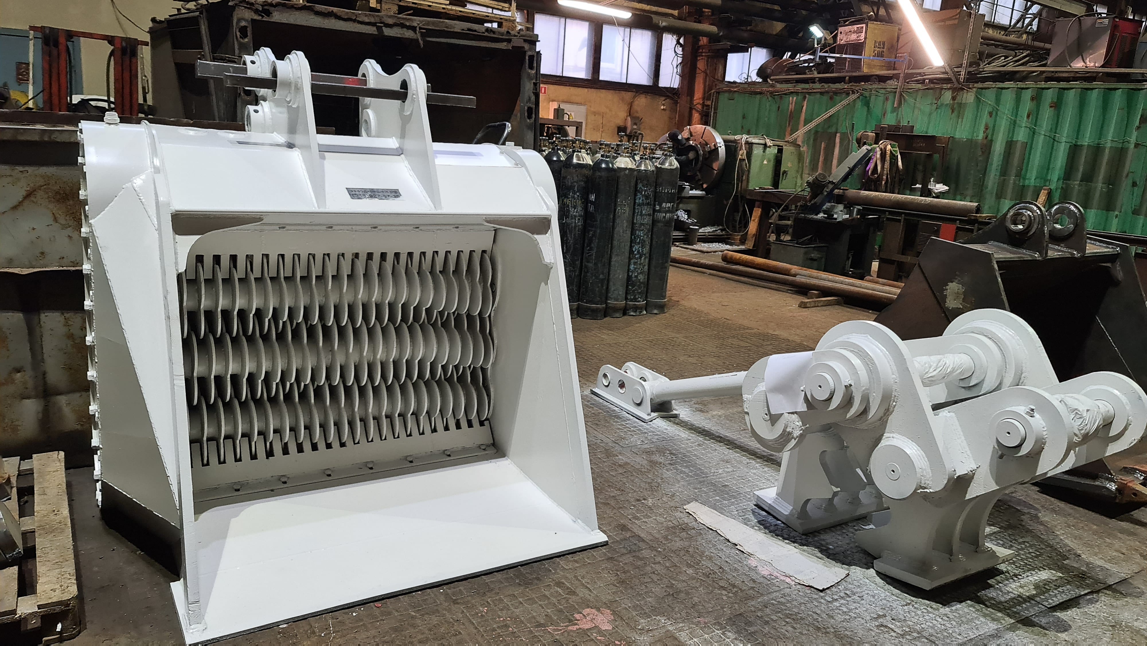 Просеивающий ковш для экскаватора (без ежедневной смазки)