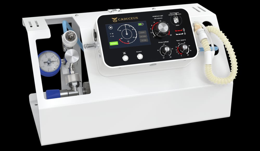 Портативный аппарат искусственной вентиляции легких CADUCEUS AIRMOB TD-AF