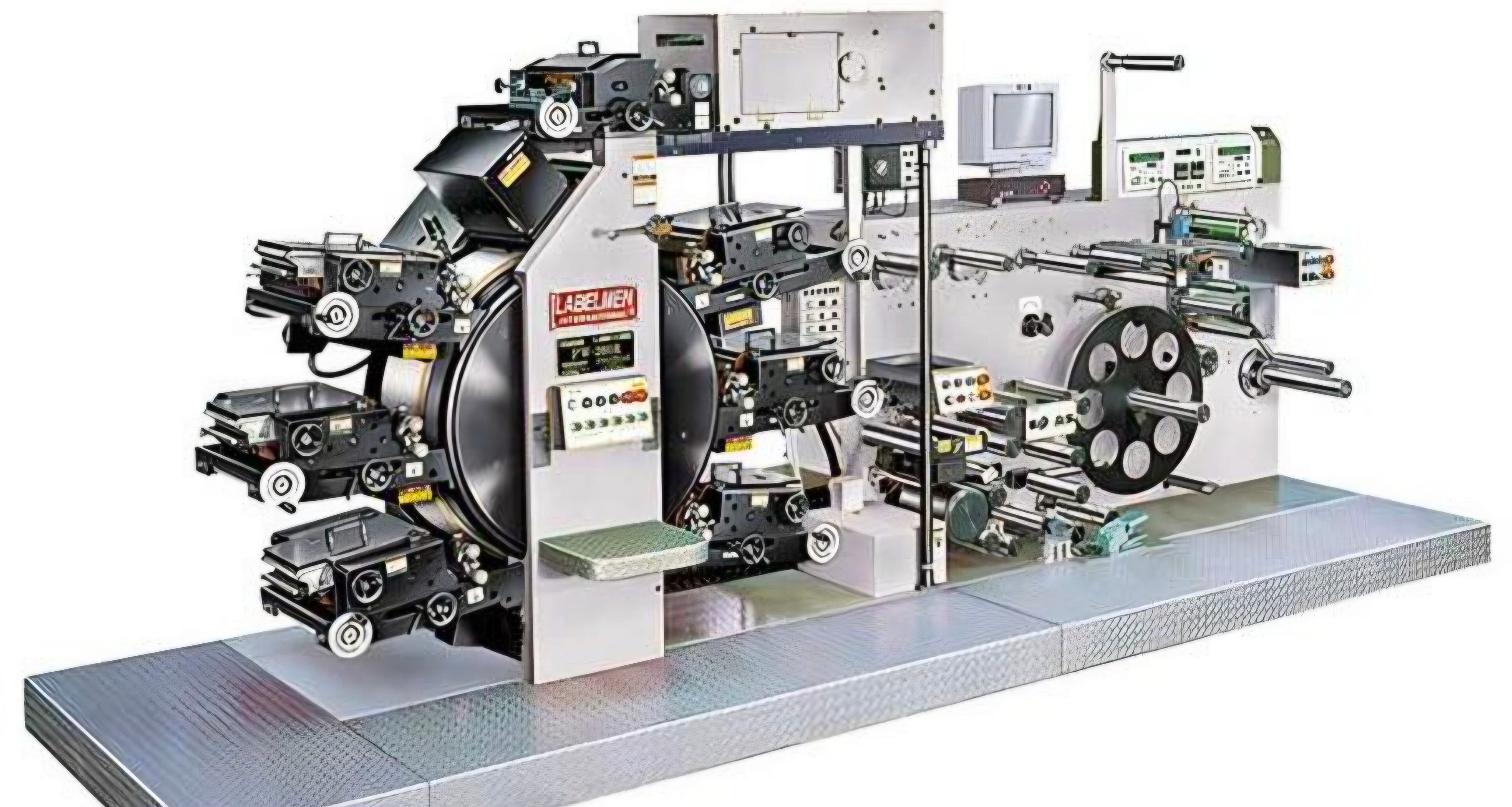 Планетарная 6-красочная рулонная ротационная машина высокой печати трубного ламината "Ko-Pack 250 S