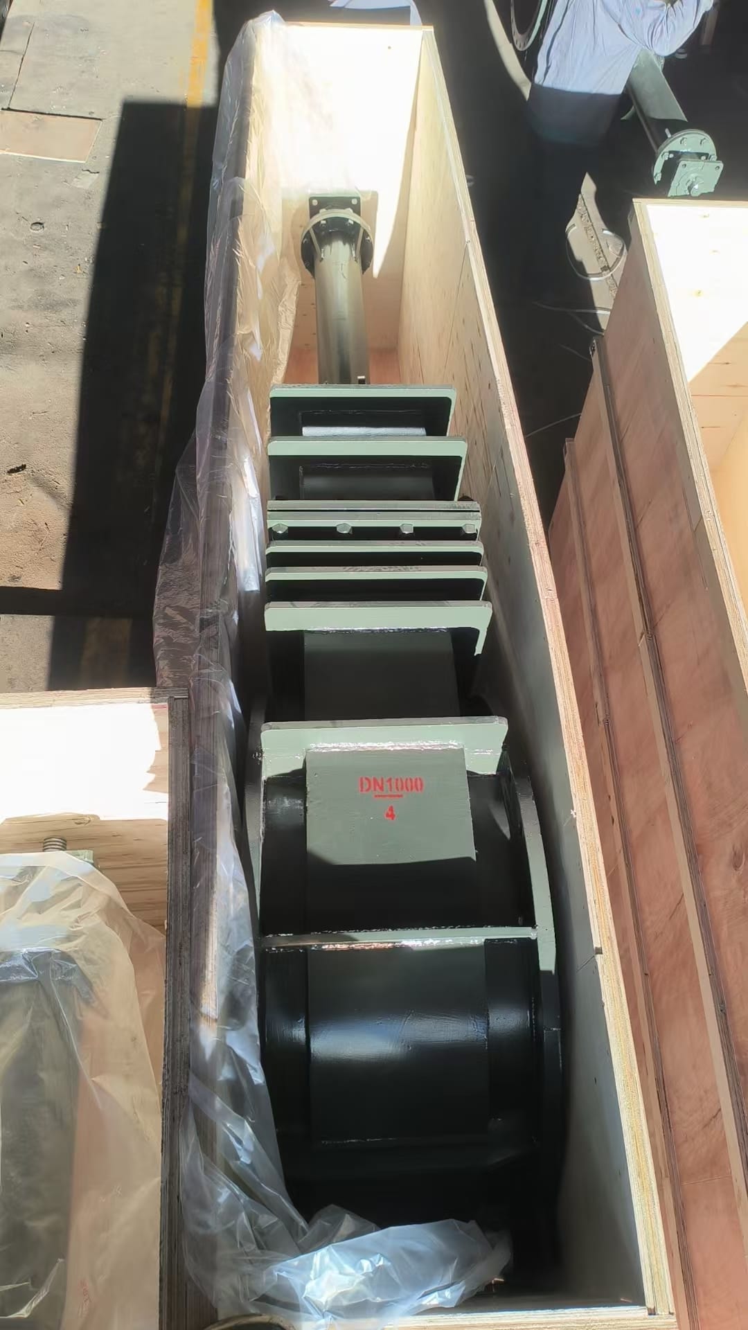 Задвижка штампосварная стальная под электропривод 30с946нж — фото 3