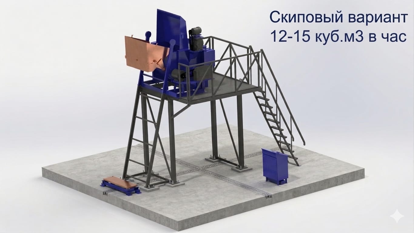 Бетонный завод «Урал-Мини-15»