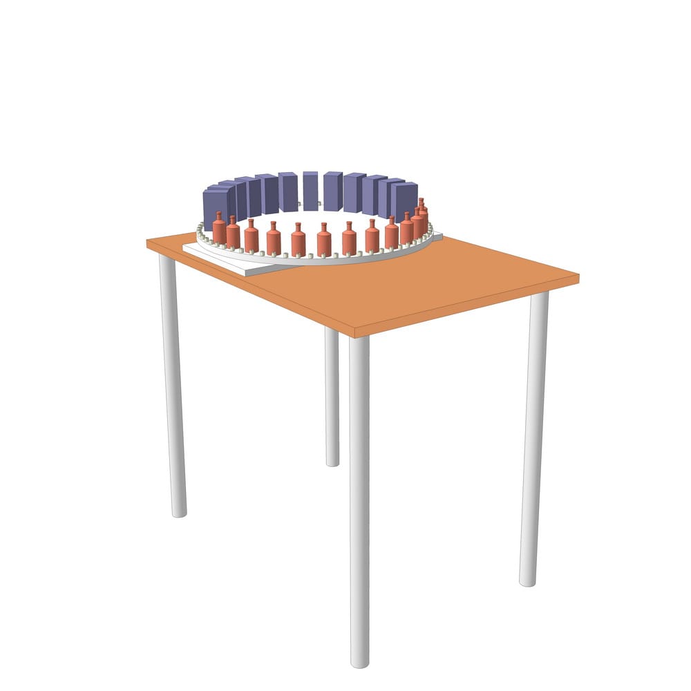 Поворотный столик для рабочего места фасовщика, сборщика — фото 2