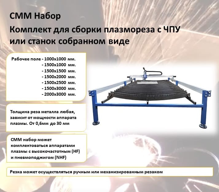 СММ 1000х1000 плазморез с чпу