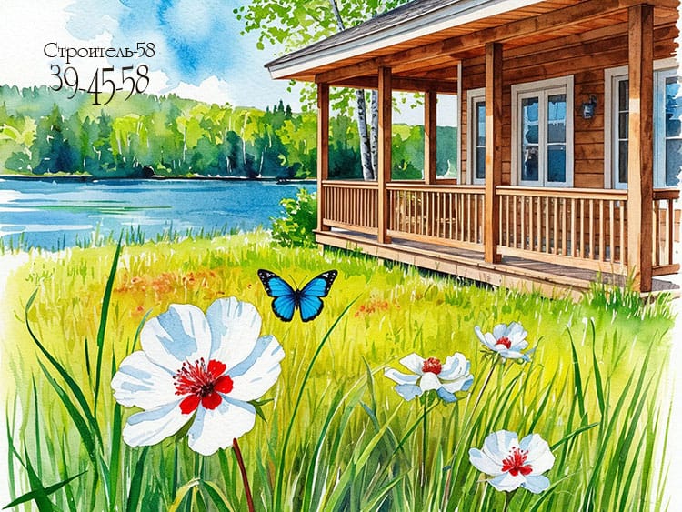 Пристройка веранды к дачному дому в Пензе Строитель-58