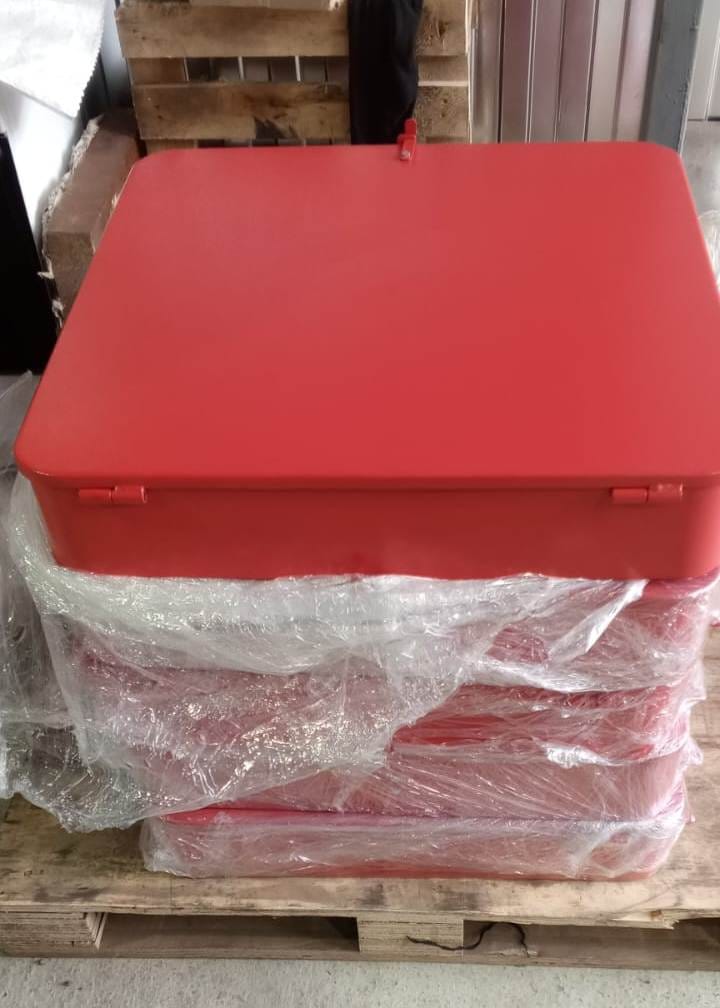 Ящик для хранения пожарного рукава с подвижной корзиной — фото 5