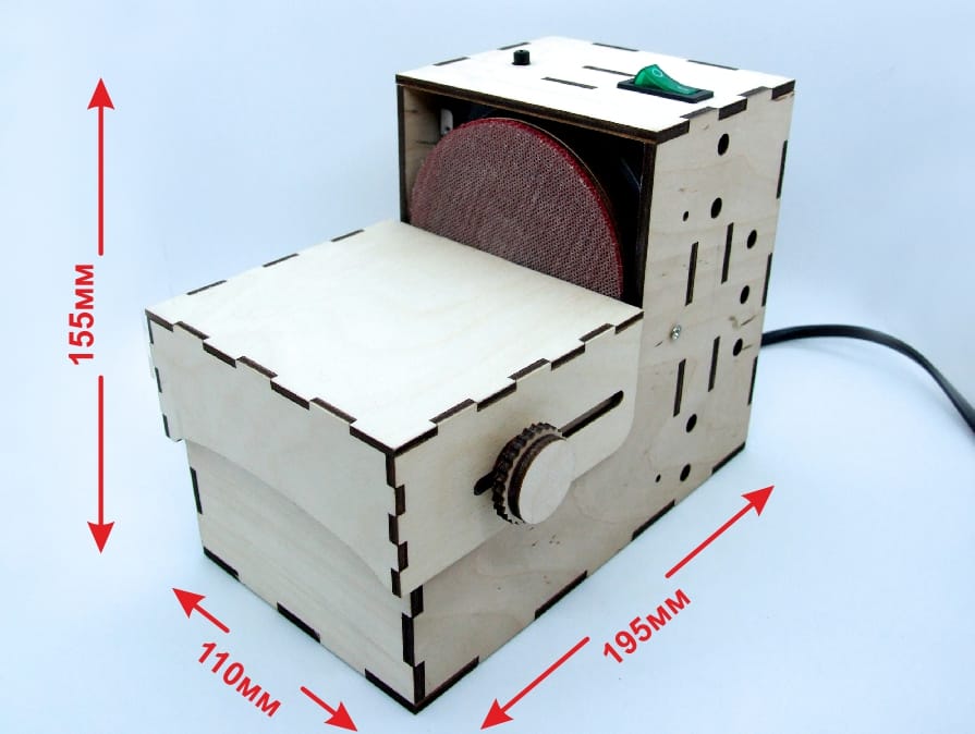 Мини шлифовальный DIY-станок для небольших заготовок и изделий — фото 2