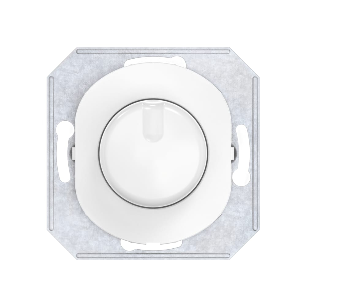 Диммер скрытой установки CADUCEUS ALING EON, поворотно-нажимной, проходной, 40-400ВА, 230В, механизм