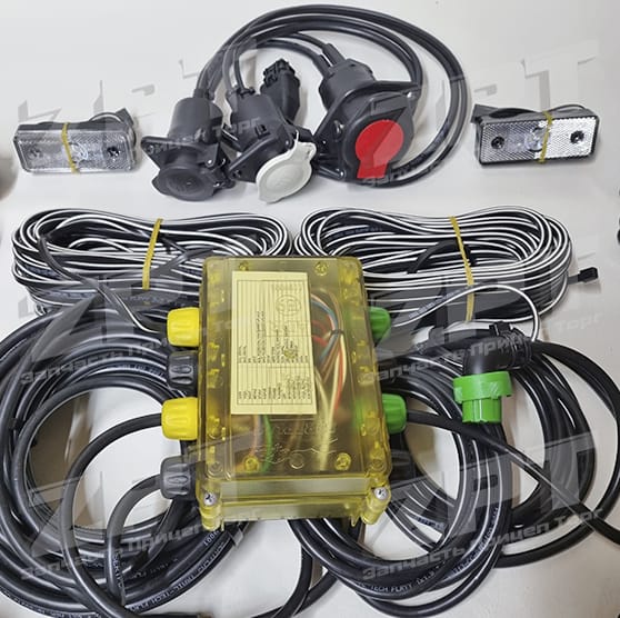 Комплект электрики на прицеп для полуприцепов тралов (провода, фонари) — фото 8