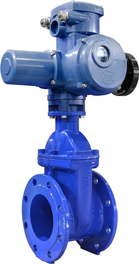 Задвижки с обрезиненным клином ГРАНАР KR12 с электроприводом СМАРТГИР серии AZ