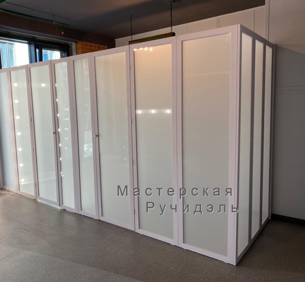 Ширмы-кабинки и модульные полукабинеты для зонирования на заказ — фото 7