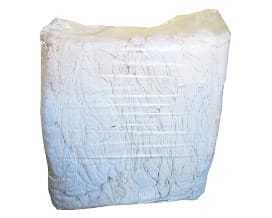 Ветошь хб   белая   80 % хлопка  лоскуты 40*60