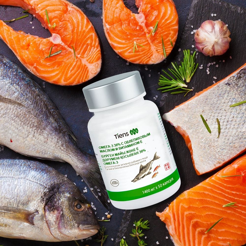 Омега-3 30 % с облепиховым маслом и витамином Е в Сочи