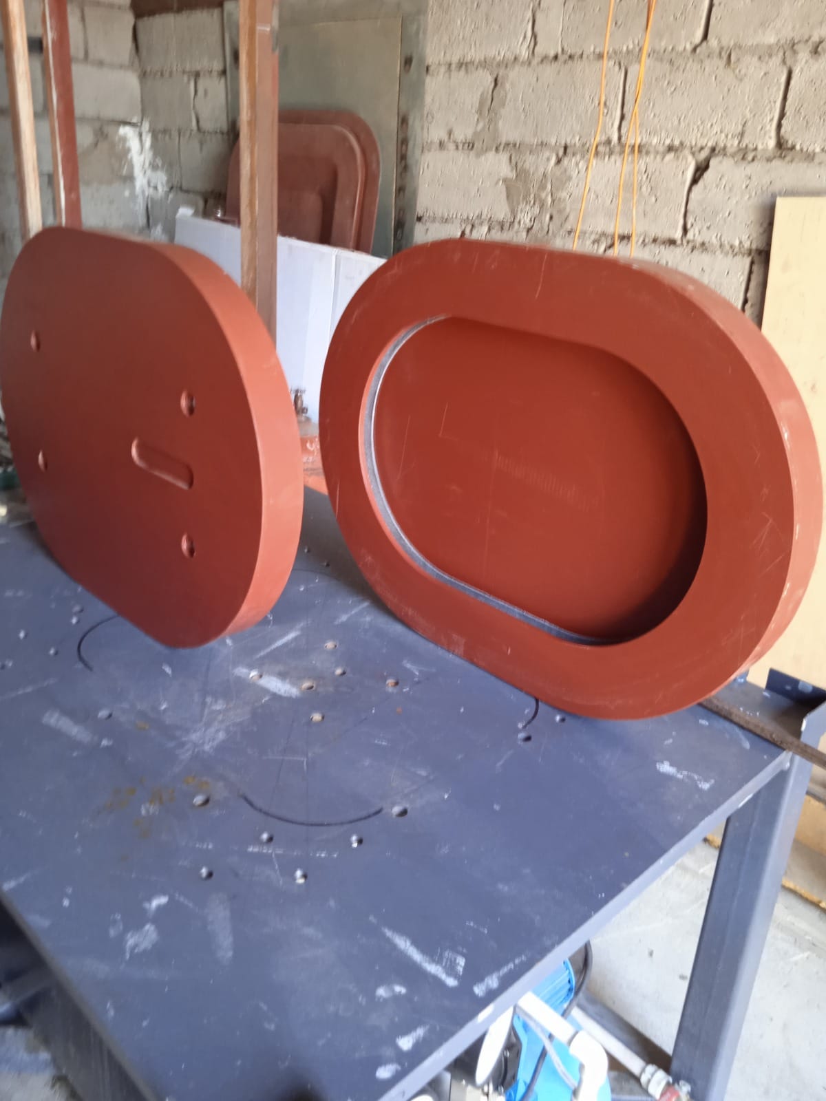 Горловины судовые Тип D (крышка горловины типа В,   потайной комингс,   верхняя крышка,   шпильки) — фото 6