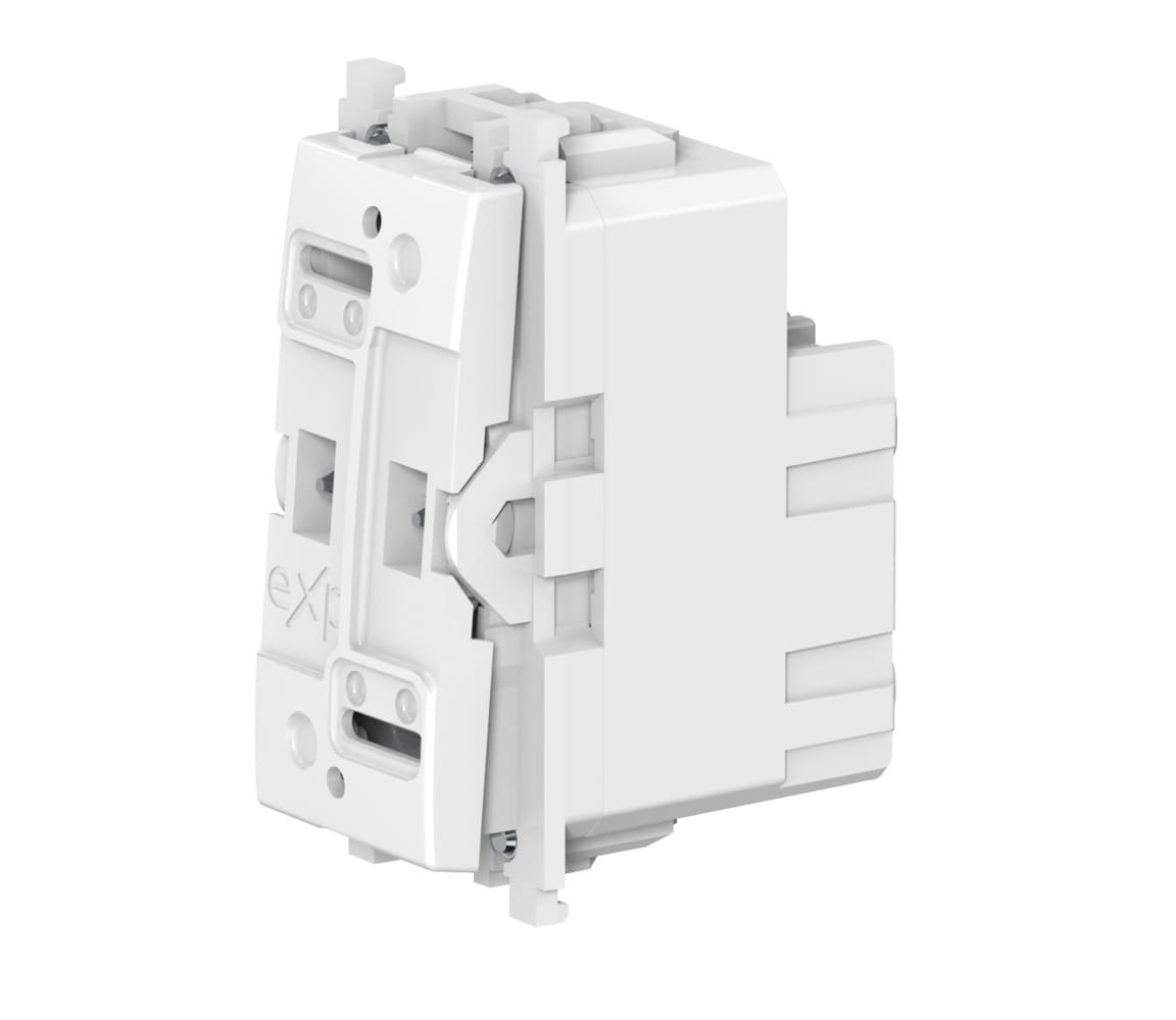 Выключатель CADUCEUS ALING EXPERIENCE для скрытой проводки, двухполюсный, 16АХ, 250В~, механизм