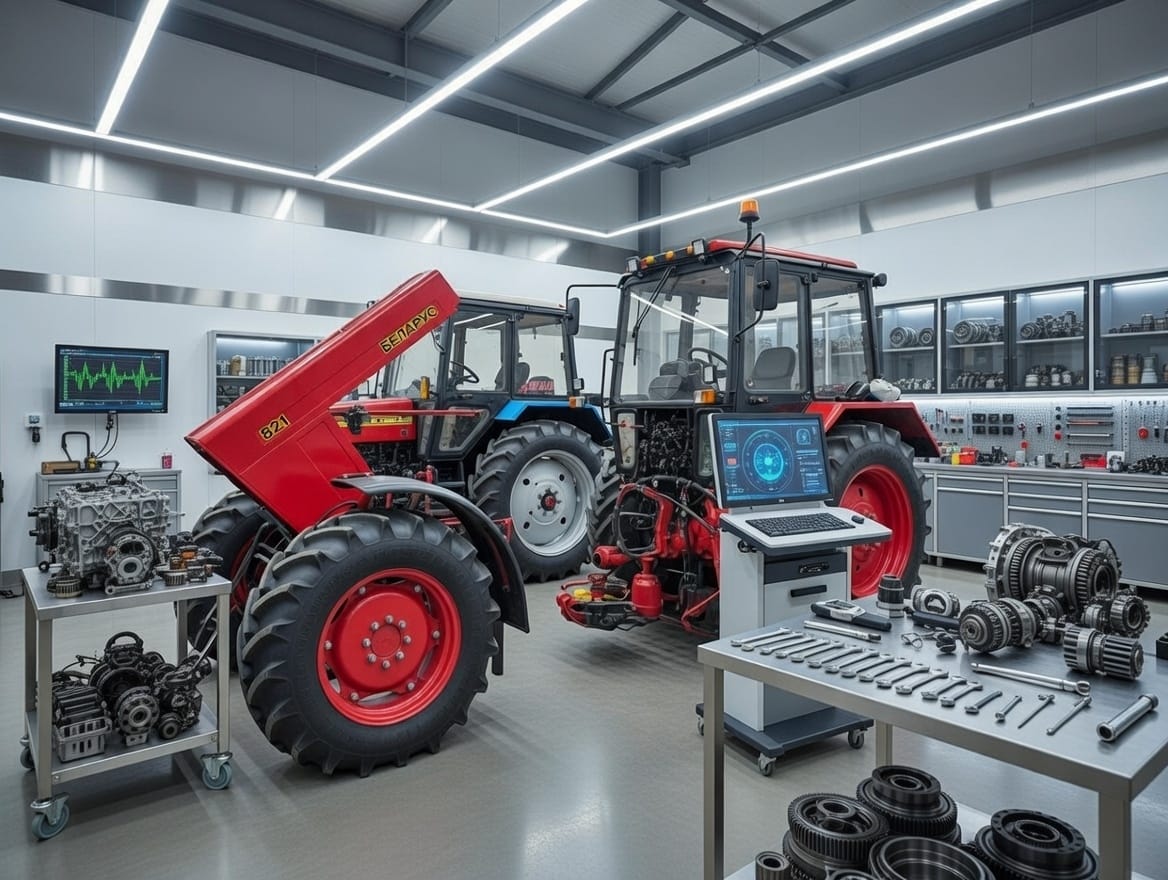 Ремонт и ТО тракторов МТЗ на собственной СТО