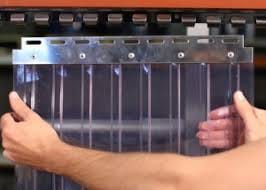 Морозоустойчивая и летняя полосовая завеса ПВХ для складов и др.