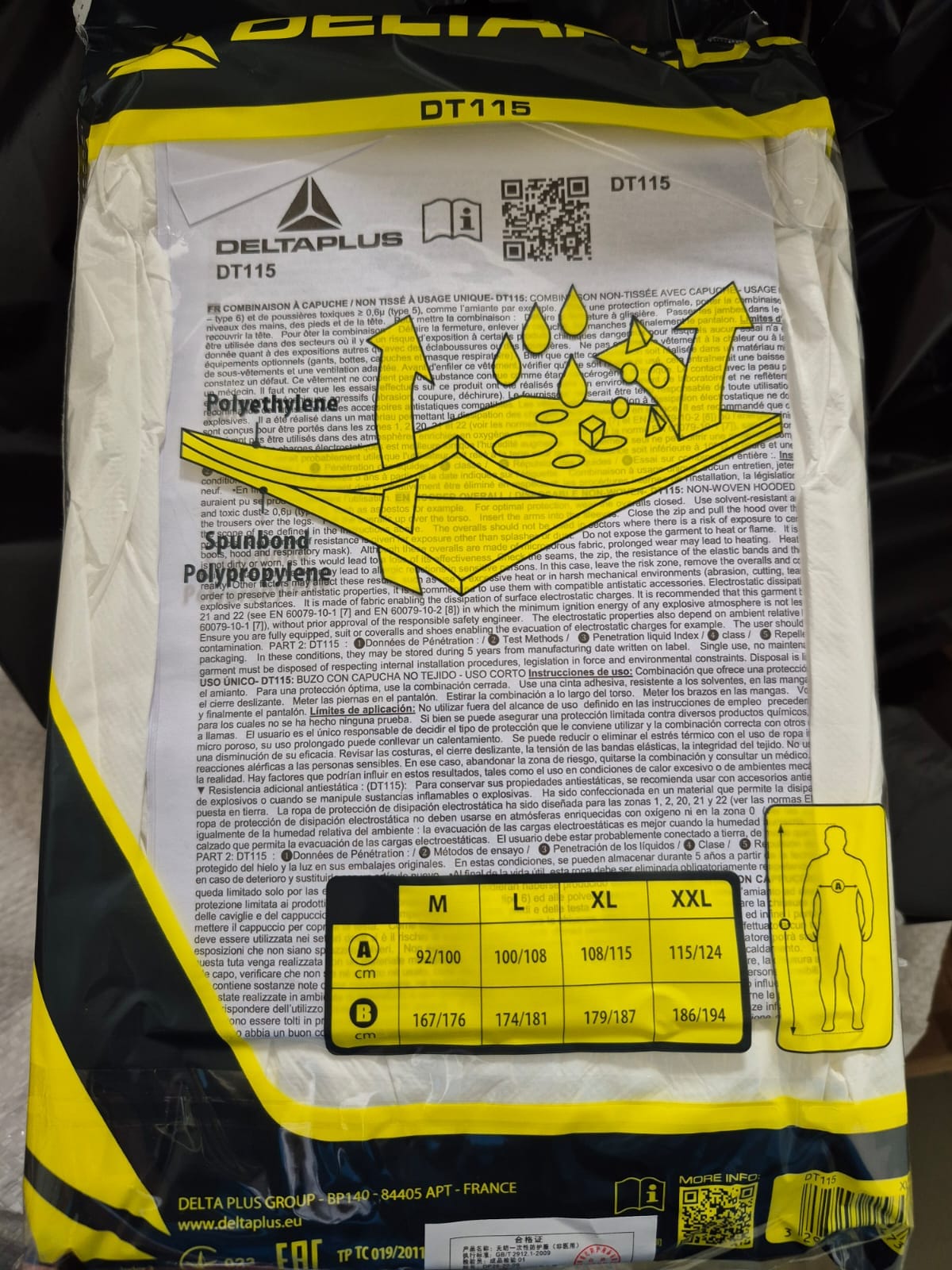 Продам Комбинезон из полипропилена и полиэтилена DELTAPLUS — фото 4