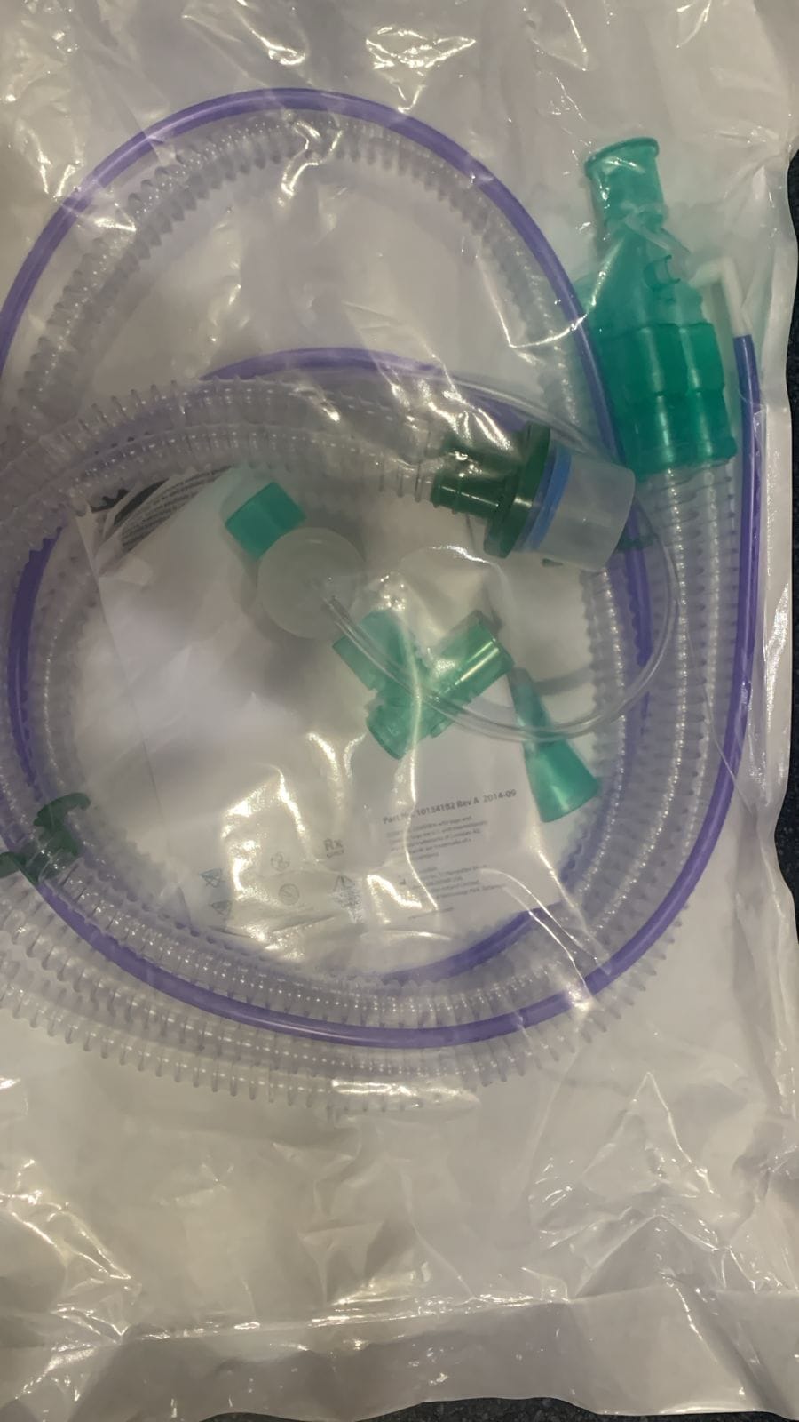 Контур дыхательный ПВХ двулиненый детский диаметр 15 мм, Covidien — фото 2