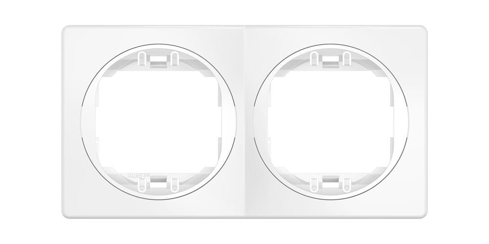 Рамка декоративная CADUCEUS ALING EON, двухместная, горизонтальная