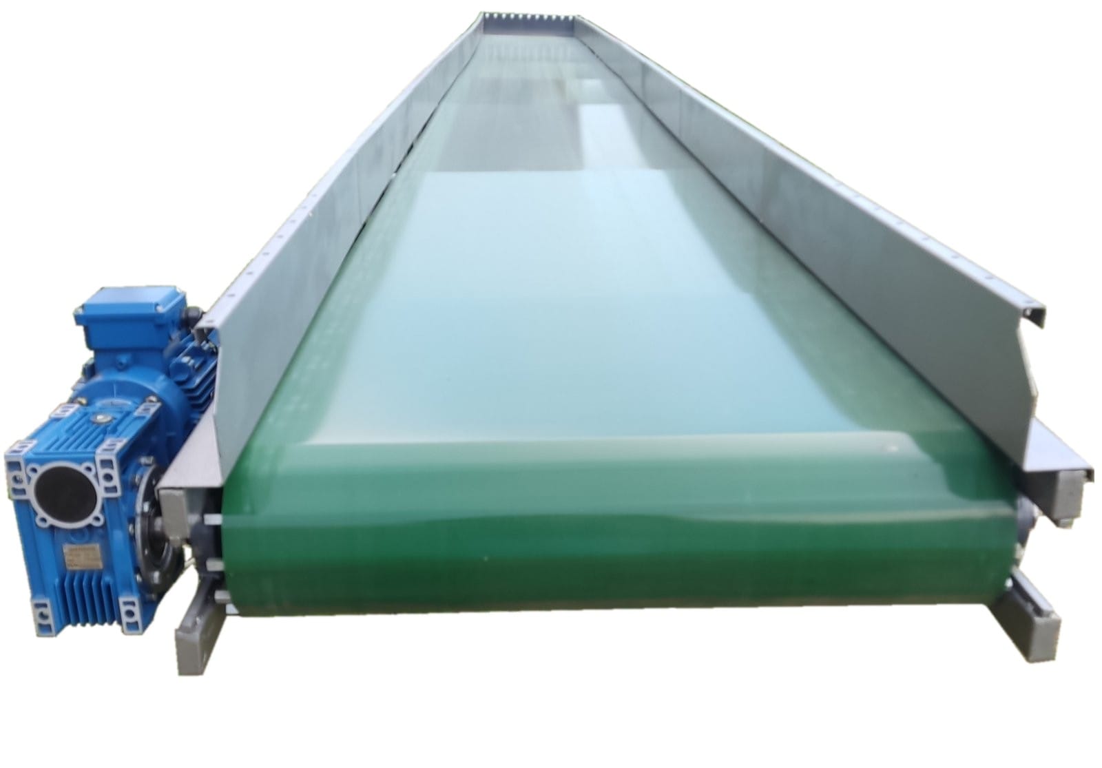 Ленточный горизонтальный конвейер (транспортер) длина 10 м — фото 5