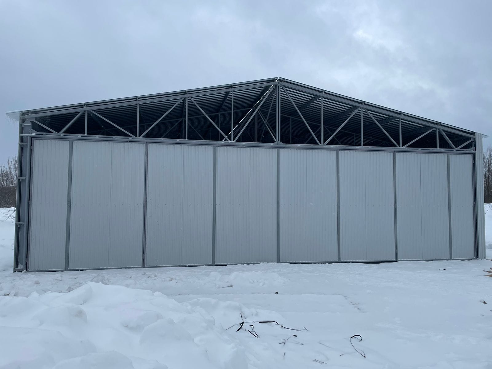 Строительство ангаров,  ангар из профлиста