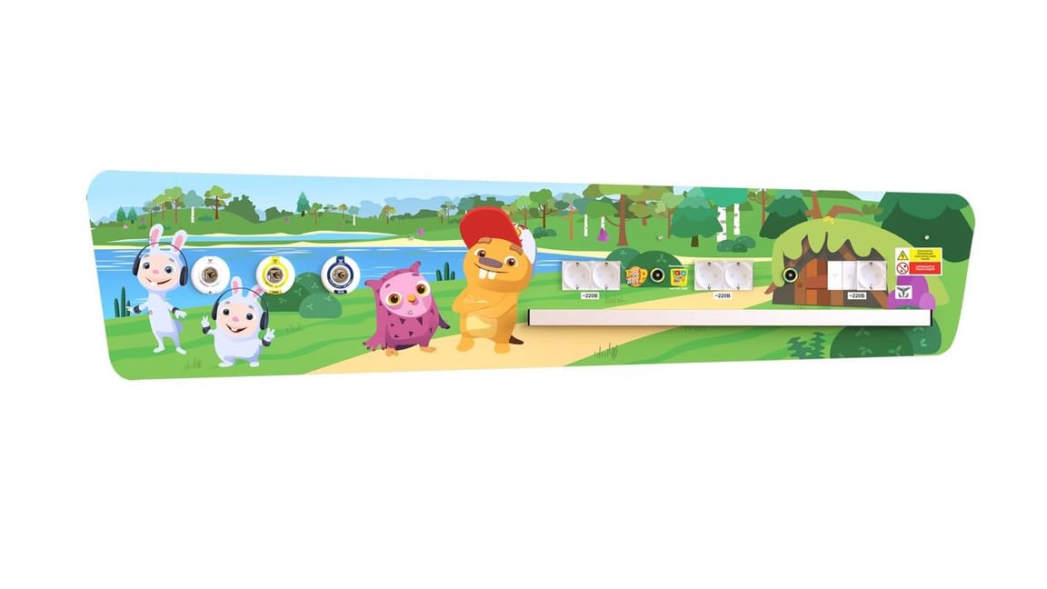 Детские однорядные медицинские консоли CADUCEUS