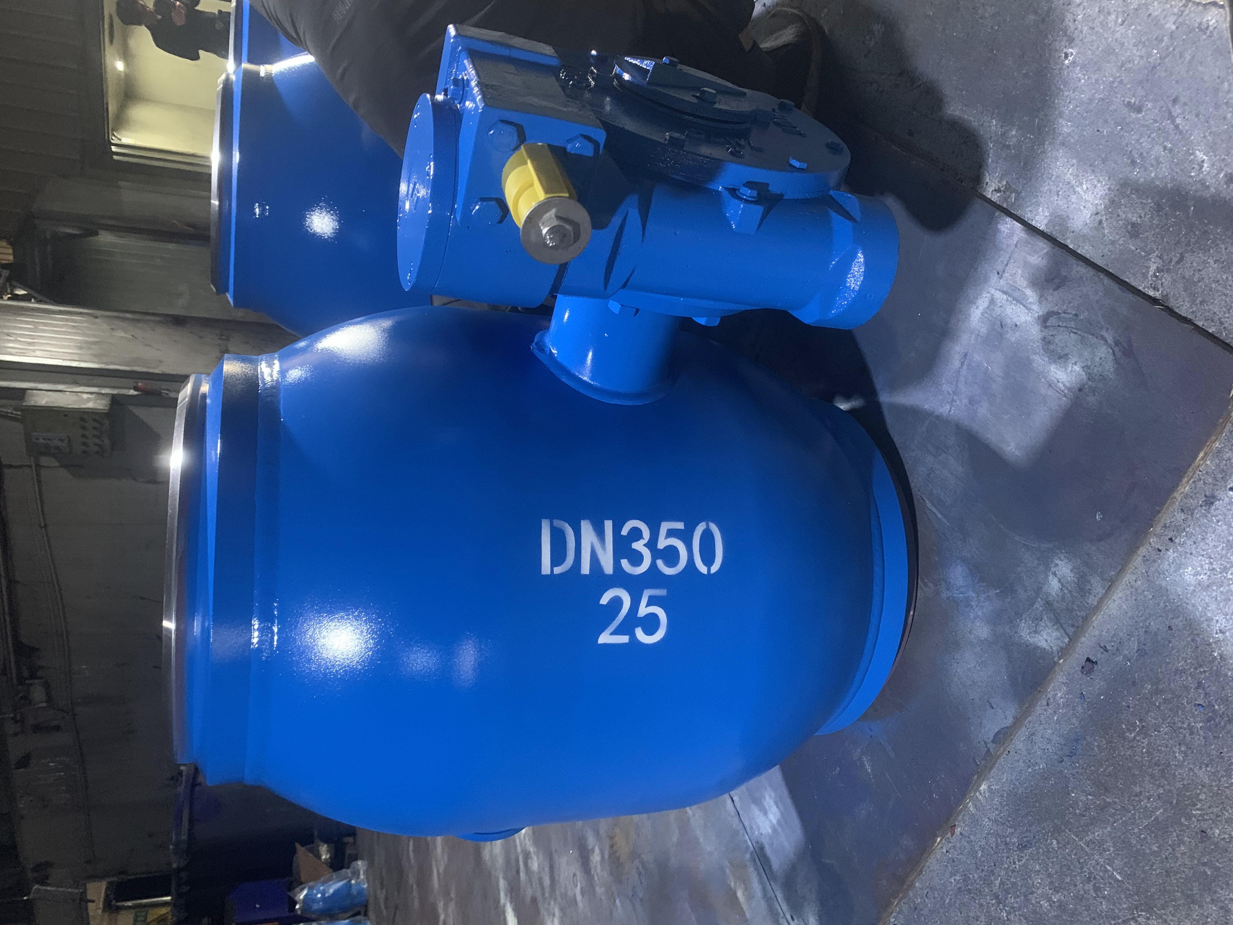 Шаровой кран цельносварной стандартнопроходной под приварку ру25 ду350