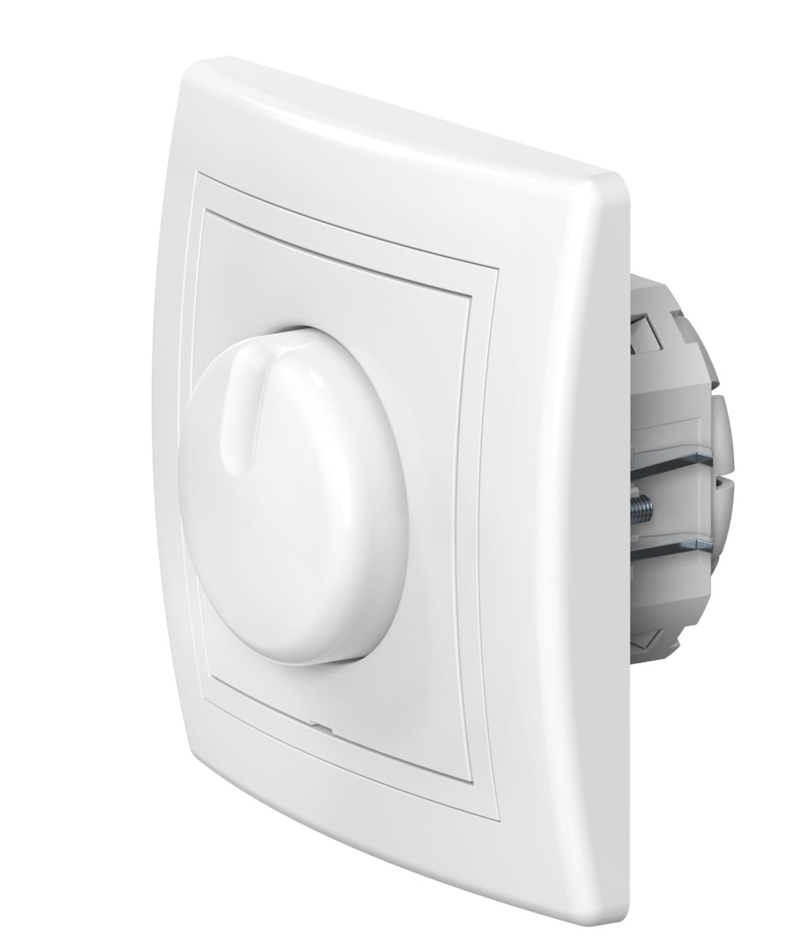 Диммер скрытой установки CADUCEUS ALING PRESTIGE поворотно-нажимной, проходной, 40-400ВА, 230В, 50Гц